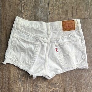 Levi’s 501 Big E vintage style White Denim Women Shorts
